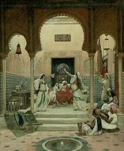 unknow artist Arab or Arabic people and life. Orientalism oil paintings  326 Spain oil painting art
